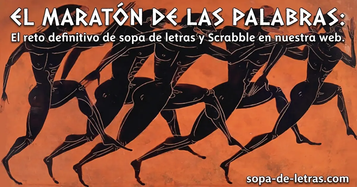 El maratón de las palabras: El reto definitivo de sopa de letras y Scrabble en nuestra web