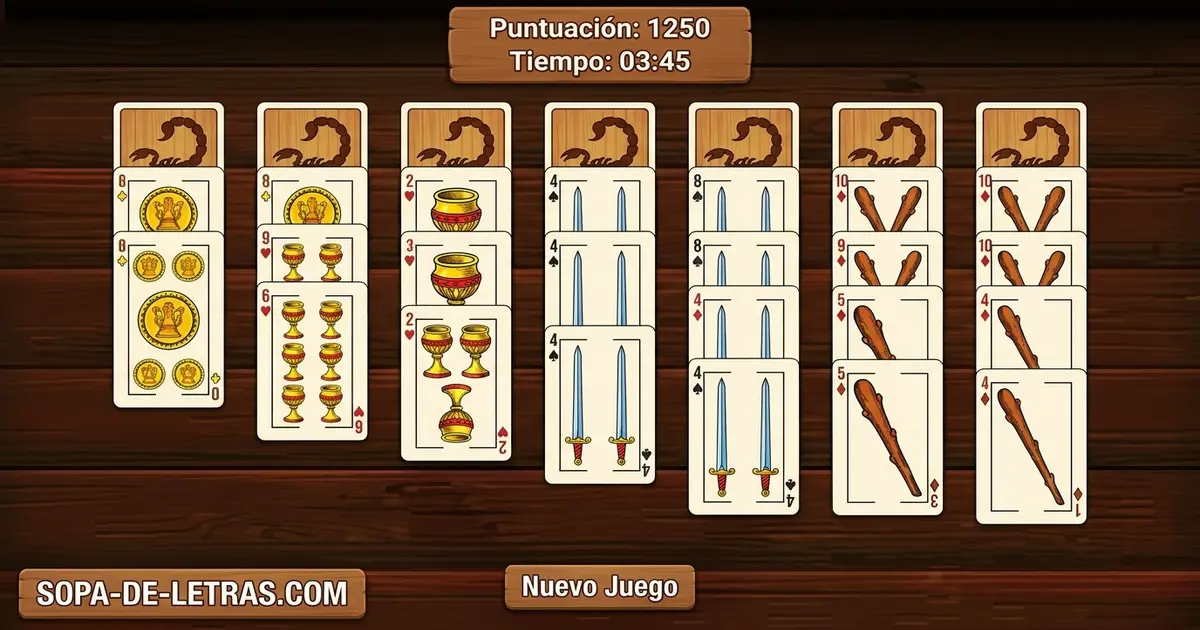 Jugar a Solitario Escorpion gratis