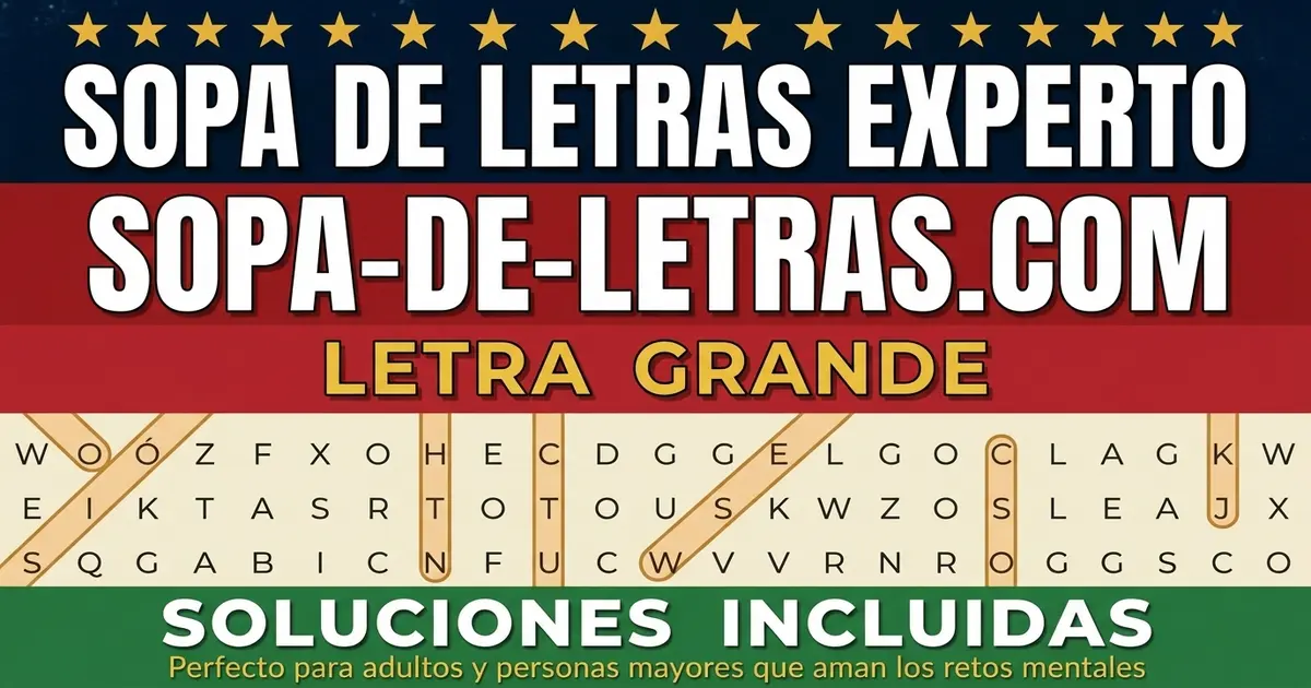 Sopa De Letras Experto